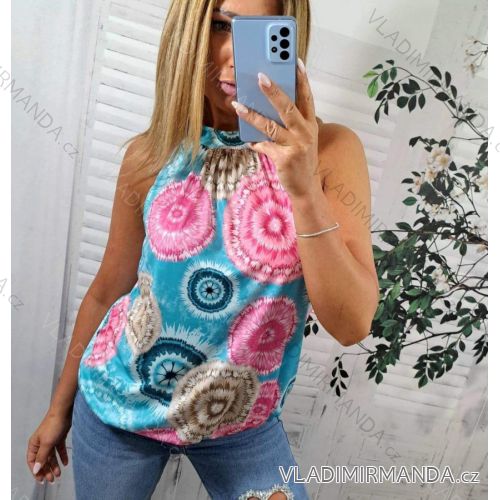 Tielko top bez rukávov letné icecool dámske (S/M/L ONE SIZE) TALIANSKA MÓDA IMM23M84215