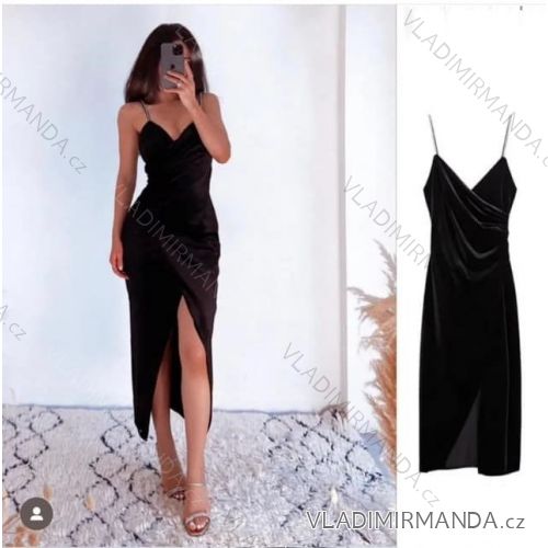 Elegantes langes trägerloses Damenkleid (Einheitsgröße S/M) ITALIAN FASHION IMM23M27137