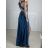 Women's long social variable dress with straps (S/M ONE SIZE) ITALIAN FASHION IMPBB23O3729