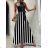 Women's Long Elegant Sleeveless Dress (S/M ONE SIZE) ITALIAN FASHION IMWE231758