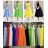 Langes Chiffon-Sommerkleid für Damen (S / M ONE SIZE) ITALIAN FASHION IMWB222509
