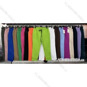 Kalhoty dlouhé strečové dámské nadrozměr (XL-5XL) ITALSKÁ MÓDA IMWD232127