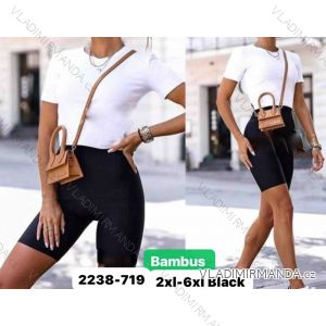 Plus Size (2XL-6XL) Bambus Damen Leggings Shorts TURKISH FASHION TMWL232238-719XL