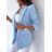 Langes Chiffon-Kurzarmkleid für Damen (S/M ONE SIZE) ITALIAN FASHION IMWGM23456
