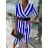 Women's Long Chiffon Short Sleeve Dress (S/M ONE SIZE) ITALIAN FASHION IMWGM23456