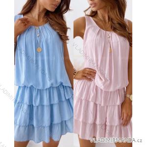 Women's Strapless Summer Dress (S/M ONE SIZE) ITALIAN FASHION IMWM232179