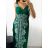 Long summer icecool dress with straps for women (M/L-XL/2XL) AINUOSI ITALIAN FASHION IMB23H03