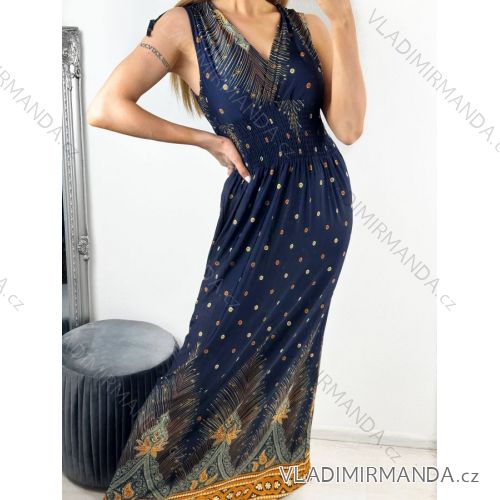 Ärmelloses langes Sommerkleid von Icecool für Damen (M/L, XL/2XL) AINUOSI ITALIAN FASHION IMB237722