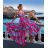 Women's long chiffon summer dress (S / M ONE SIZE) ITALIAN FASHION IMWB222509