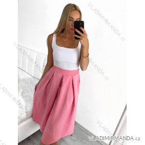 Sukňa stredne dlhá dámska (S/M ONE SIZE) TALIANSKA MÓDA IMM23HG4911