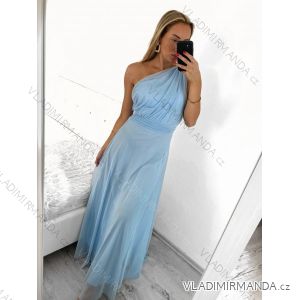 Women's Long Elegant Party Sleeveless Dress (S/M ONE SIZE) ITALIAN FASHION IMPSH223623/DUR
