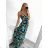 Women's Strapless Summer Dress (S/M ONE SIZE) VISCOSE AINUOSI FRENCH FASHION FMPZM23A097-1 S/M white