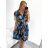 Women's Summer Sleeveless Long Dress (S/M ONE SIZE) ICECOOL AINUOSI FRENCH FASHION FMPZM23023-4 blue M / L