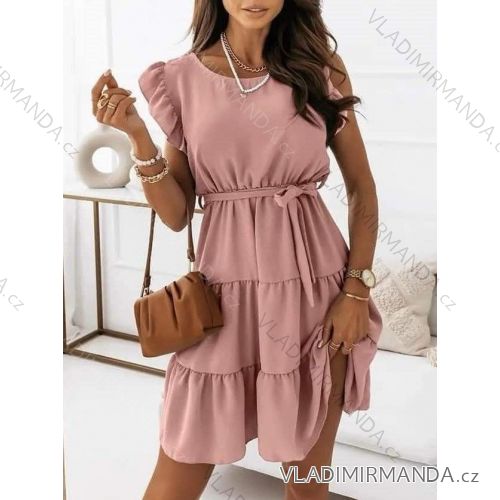 Ladies Long Sleeved Dress (S / M ONE SIZE) ITALIAN FASHION IMM211555