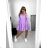 Women's Oversized 3/4 Long Sleeve Dress (S/M ONE SIZE) ITALIAN FASHION IMWGB231731