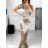 Šaty společenské dlouhé elegantní na ramínka satén dámské (S/M ONE SIZE) ITALSKÁ MÓDA IMPSH236357A/DU -   zelená smaragdová -   S/M/L