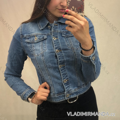 Übergroße Jeansjacke für Damen (XL-6XL) M.SARA MSR23AM2216-4