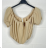Kurzärmliges Crop-Top für Damen (Einheitsgröße S/M) ITALIAN FASHION IMPBB232N36279