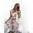 Women's Summer Chiffon Short Sleeve Dress (S/M ONE SIZE) FRENCH FASHION IMPES239581
