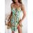 Women's Long Chiffon Short Sleeve Dress (S/M ONE SIZE) ITALIAN FASHION IMWGS231048