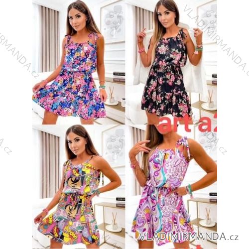 Women's Long Chiffon Short Sleeve Dress (S/M ONE SIZE) ITALIAN FASHION IMWGS231048