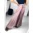 Sukně saténová dlouhá dámská Carol (S/M/L ONE SIZE) ITALSKá MODA IM323026