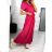 Women's Long Summer Short Sleeve Dress (S/M ONE SIZE) ITALIAN FASHION IM323111