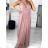 Women's long elegant party dress with straps (S/M ONE SIZE) ITALIAN FASHION IMPSH234388