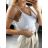 Crop top na ramínka dámský (S/M ONE SIZE) ITALSKÁ MÓDA IMWK231202