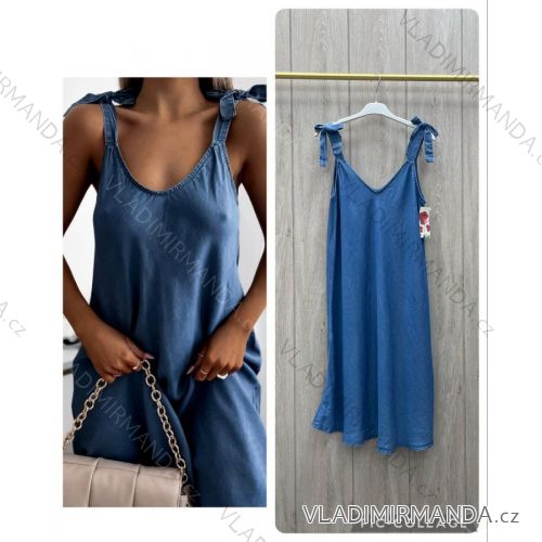 Dress with 3/4-sleeve ladies pocket (uni sl) ITALIAN Fashion IM3181746