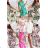 Women's Summer Short Sleeve Dress (S / M ONE SIZE) ITALIAN FASHION IMWB22017