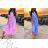 Women's Long Chiffon Short Sleeve Dress (S/M ONE SIZE) ITALIAN FASHION IMWGS231048