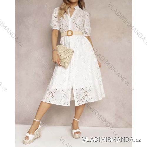 Dress with 3/4-sleeve ladies pocket (uni sl) ITALIAN Fashion IM3181746