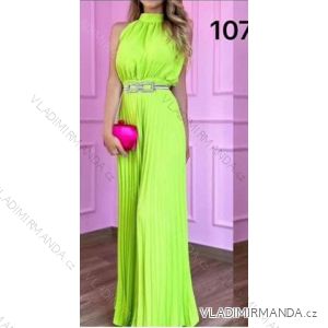 Overal dlhý elegantný bez rukávov dámsky (S/M ONE SIZE) TALIANSKA MÓDA IMWLN232286