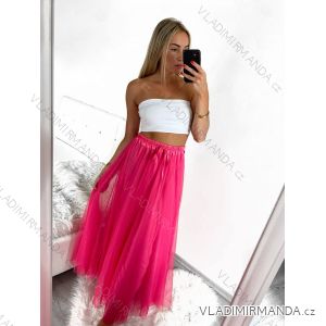 Sukně dlouhá tylová dámská (S/M ONE SIZE) ITALSKÁ MÓDA IMM23M22197/DU
