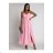 Women's Plus Size (42-46) Long Elegant Party Sleeveless Dress POLISH FASHION PMLBC23265-10 S/M dark pink