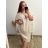 Women's Long Chiffon Short Sleeve Dress (S/M ONE SIZE) ITALIAN FASHION IMWGS231048