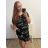 Šaty oversize krátký rukáv dámské nadrozměr (4XL/5XL ONE SIZE) ITALSKÁ MÓDA IM423WRITES