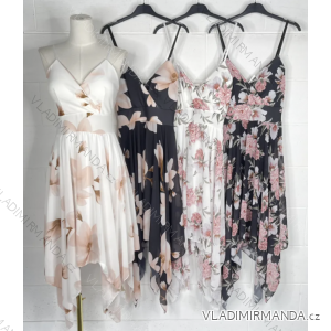 Women's Strapless Summer Dress (S/M ONE SIZE) ITALIAN FASHION IMPBB232761s