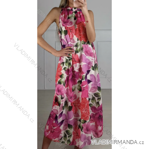 Women's Long Elegant Sleeveless Dress (S/M ONE SIZE) ITALIAN FASHION IMPBB23U71871