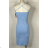 Women's Strapless Summer Dress (S/M ONE SIZE) ITALIAN FASHION IMPBB232L20916
