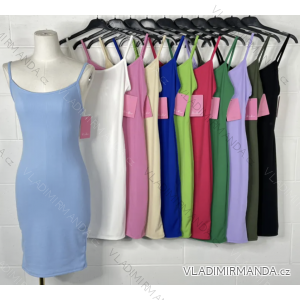Women's strapless summer dress (S/M ONE SIZE) ITALIAN FASHION IMPBB23L21547