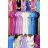 Women's Long Chiffon Short Sleeve Dress (S/M ONE SIZE) ITALIAN FASHION IMWGM23456