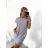 Dress short sleeve long summer strip womens (uni sl) ITALIAN MODA IM718227