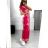 Women's summer icecool dress with sleeve (S/M, L/XL) AINUOSI ITALIAN FASHION IMB2325687