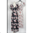 Women's Long Summer Short Sleeve Dress (S/M ONE SIZE) ITALIAN FASHION IMPBB2320203s