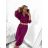 Dress elegant with belt 3/4 long sleeve women's plus size (XL/2XL ONE SIZE) ITALIAN FASHION IMC22517