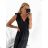Langes Chiffon-Kurzarmkleid für Damen (S/M ONE SIZE) ITALIAN FASHION IMWGS231048