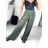 Kalhoty dlouhé letní dámské (S/M ONE SIZE) ITALSKÁ MÓDA IMM23M17961/DU