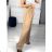 Kalhoty dlouhé letní dámské (S/M ONE SIZE) ITALSKÁ MÓDA IMM23M17961/DU